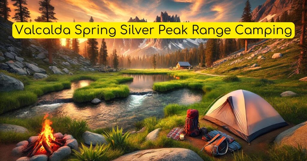 Valcalda Spring Silver Peak Range Camping