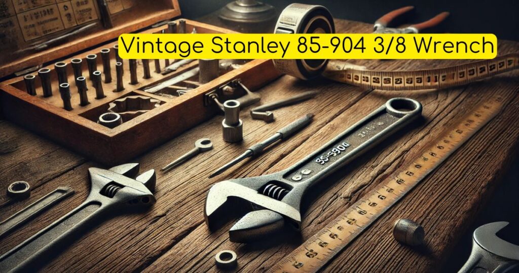 Vintage Stanley 85-904 38 Wrench