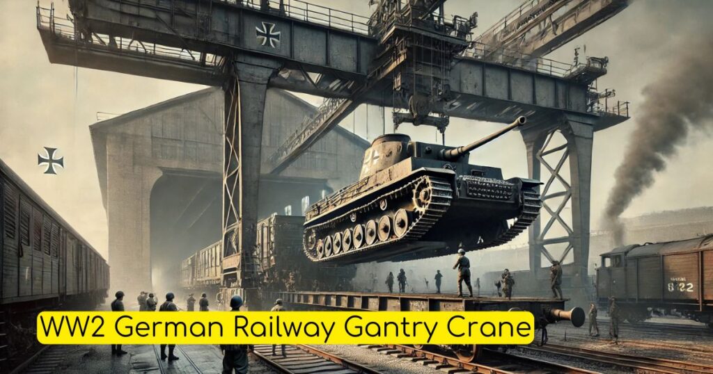 WW2 German Railway Gantry Crane